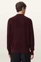 AllSaints sweter z dodatkiem wełny ASPEN M095KB brązowy NC25