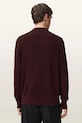 AllSaints sweter z dodatkiem wełny ASPEN M095KB brązowy NC25