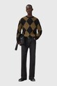 AllSaints maglione con lana BOWER marrone M066KD