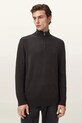Πουλόβερ με προσθήκη μαλλιού AllSaints KILBURN καφέ M068KD