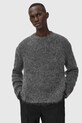 AllSaints pulover din amestec de lână MYLES grosime medie gri M050KD