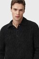 Свитер с добавлением шерсти AllSaints SONNY M014KC чёрный AW25