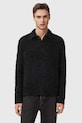 Odzież AllSaints sweter z dodatkiem wełny SONNY M014KC czarny