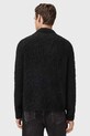 AllSaints sweter z dodatkiem wełny SONNY czarny M014KC