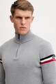 Fusalp sweter wełniany Wengen IV szary A2126