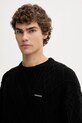 Guess Jeans sweter z dodatkiem wełny czarny M5BR04.Z0561