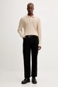Abercrombie & Fitch sweter z dodatkiem wełny KI120.5142.150 beżowy AW25