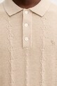 Abercrombie & Fitch sweter z dodatkiem wełny KI120.5142.150 beżowy