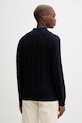 Ρούχα Πουλόβερ με προσθήκη μαλλιού Abercrombie & Fitch KI120.5142.200 σκούρο μπλε