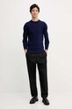 Вовняний светр Trussardi M0038000005N темно-синій AW25