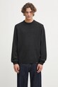 Carhartt WIP sweter z dodatkiem wełny Alten Sweater okrągły czarny I033917.BTXX