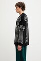 Aries kardigan Oversized Chenille Column AR2004004 czarny AW25