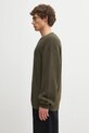 Daily Paper sweter bawełniany Band Knit 2522025 zielony AW25