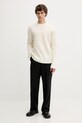 Les Deux sweter wełniany Eddie 1000471 beżowy AW25