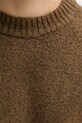 Les Deux sweter z dodatkiem wełny Gilbert 1000555 brązowy