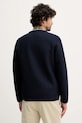Ρούχα Ζακέτα με προσθήκη μαλλιού United Colors of Benetton 24RDUN065 σκούρο μπλε