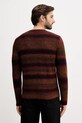 Odzież United Colors of Benetton sweter z dodatkiem wełny 1HNNK10AT bordowy
