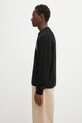 Maison Kitsuné sweter wełniany Fox Head Intarsia Merino PM00816KM0329 czarny AW25