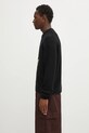Maison Kitsuné sweter z dodatkiem wełny Dressed Fox Intarsia Wool PM00806KH0002 czarny AW25