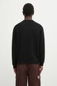 Odzież Maison Kitsuné sweter z dodatkiem wełny Dressed Fox Intarsia Wool PM00806KH0002 czarny