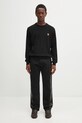 Maison Kitsuné sweter wełniany Fox Head Merino Regular PM00801KT1181 czarny