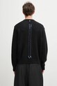 Odzież Ader Error kardigan z domieszką wełny KNIT BO01FWKT0703BK czarny