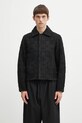 Ader Error kardigan KNIT gładkie czarny BO01FWKT0706BK