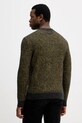 Odzież Sisley sweter z domieszką wełny 170WS104K zielony