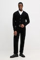 Ζακέτα με προσθήκη μαλλιού Sisley 1PJXS600S μαύρο AW25