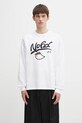 NEIGHBORHOOD longsleeve bawełniany NH . TEE LS-9 nadruk biały 252PCNH.LT09