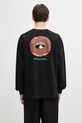 NEIGHBORHOOD longsleeve bawełniany NH . TEE LS-10 nadruk czarny 252PCNH.LT10