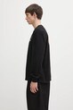 NEIGHBORHOOD longsleeve bawełniany NH . TEE LS-10 252PCNH.LT10 czarny AW25