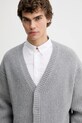 Odzież Nanushka kardigan wełniany NU25PFCA05591 NU25PFCA05591 szary