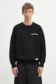 Wacko Maria sweter wełniany Classic Crew Neck okrągły czarny 25FW.WMK.KN12