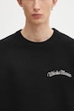 Wacko Maria sweter wełniany Classic Crew Neck czarny 25FW.WMK.KN12