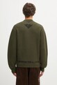 Odzież Human Made sweter wełniany MOC NECK HM30CS011 zielony