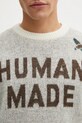 Светр із додаванням вовни Human Made GRAPHIC білий HM30CS014