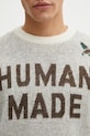 Светр із додаванням вовни Human Made GRAPHIC білий HM30CS014