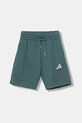 adidas szorty dziecięce aplikacja zielony KC5405