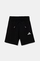 adidas pantaloni scurți copii casual negru KC5407