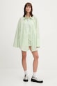 Rotate pantaloni scurți din bumbac 1143963062 verde AW25
