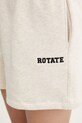 Rotate szorty bawełniane beżowy 1143833070