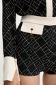 Elisabetta Franchi szorty czarny SHS0156E2