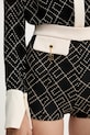 Elisabetta Franchi szorty czarny SHS0156E2