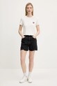 Tommy Jeans pantaloni scurți jeans DW0DW21381 negru AW25
