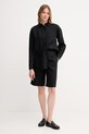 Lanene kratke hlače Tommy Hilfiger WW0WW46824 črna AW25