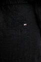 Lanene kratke hlače Tommy Hilfiger črna WW0WW46824