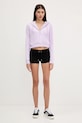Kratke hlače Juicy Couture BOOTY SHORT JCWHS225303 črna AW25
