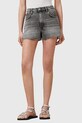 AllSaints szorty jeansowe TATE W076EC szary AW25
