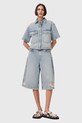 Джинсовые шорты AllSaints LOUIE хлопок голубой W077EC